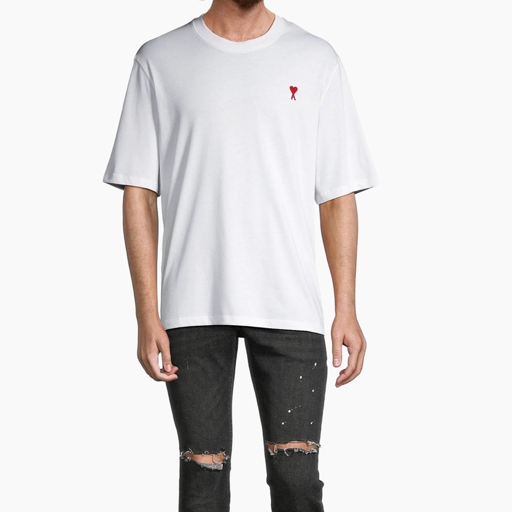 AMI Paris Ami De Coeur Crewneck T-Shirt